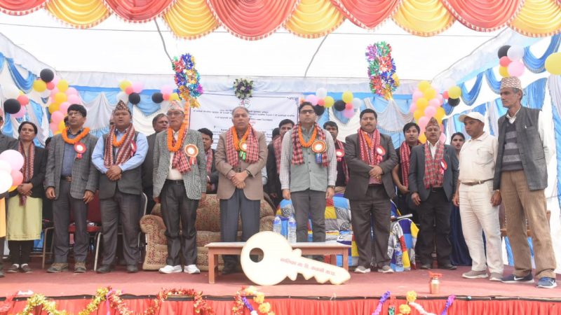 Four schools newly reconstructed by India in Nuwakot inaugurated