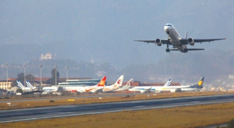 Domestic flights at TIA affected for past four days due to bad weather