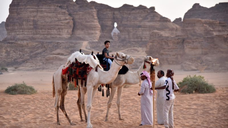 SAUDI ARABIA-ALULA-HISTORICAL SITES-TOUR SEASON