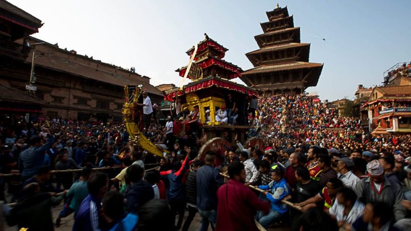 Biska Jatra begins in Bhaktapur