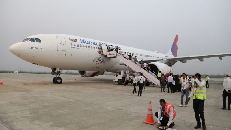 Wide-body aircraft successfully landed at country’s second international airport