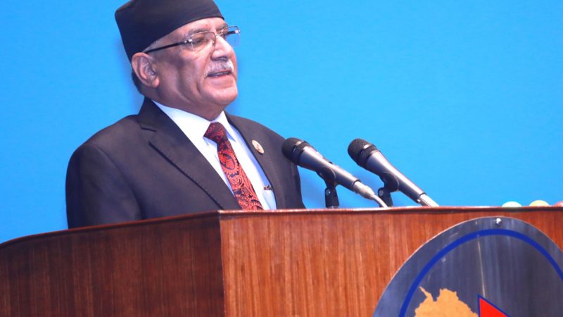 Nationwide wave in favour of left-democratic coalition: President Dahal
