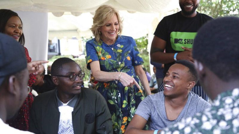 Jill Biden talks safe sex, condoms with Kenya’s young adults