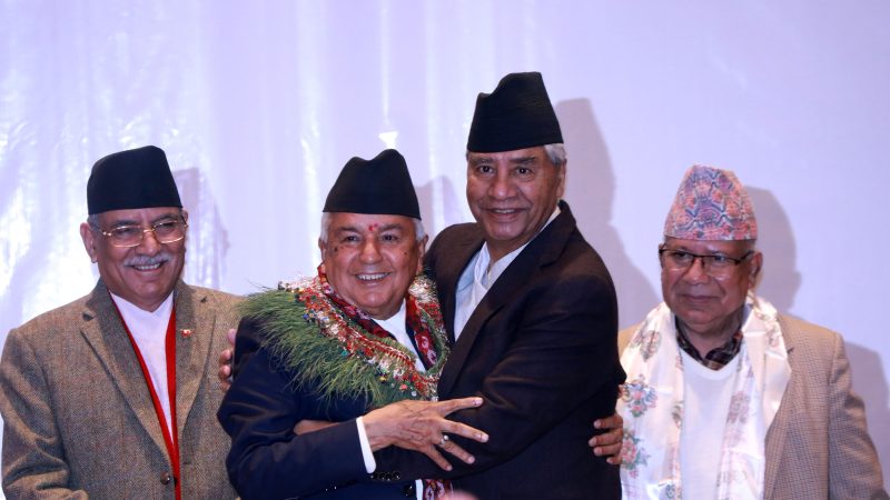 President-elect thanks PM Dahal, NC President Deuba and CPN (US) Chair Nepal