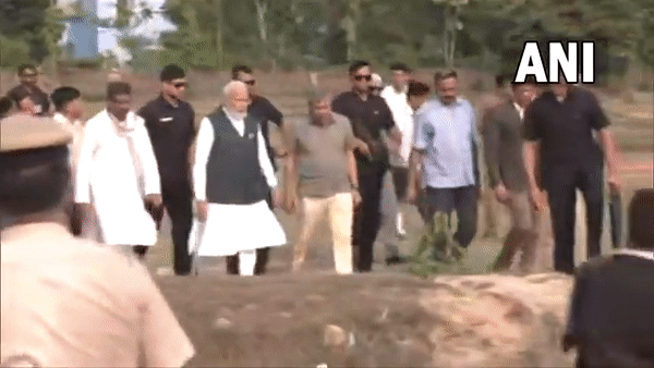 Odisha train mishap: PM Modi arrives at crash site in Balasore; to meet survivors in hospital