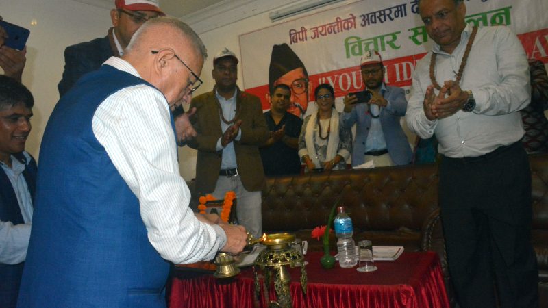 Adhere to BP’s thoughts to strengthen party: Leader Koirala